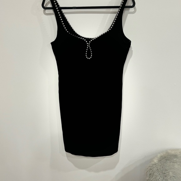 Alexander Wang beaded little black dress - Picture 1 of 4